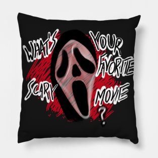 What’s your favorite scary movie? Scream Horror Movie Pillow