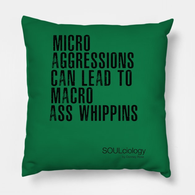 MICRO TO MACRO Pillow by DR1980