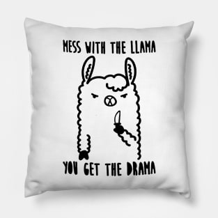 Don't mess with the llama Pillow