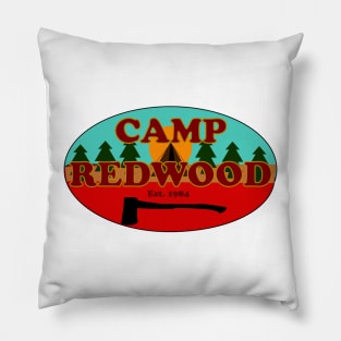 Camp Redwood. Est. 1984 Pillow