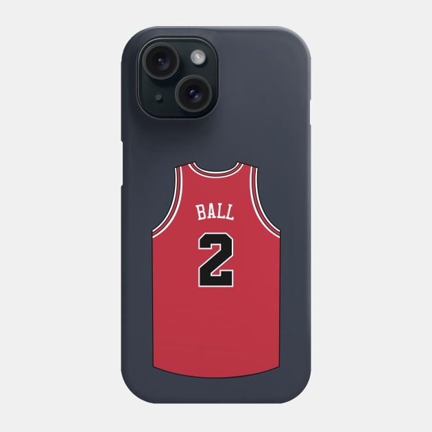 Lonzo Ball Chicago Jersey Qiangy Phone Case by qiangdade