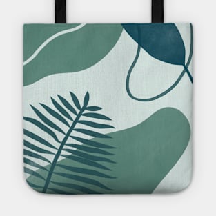 Elegant palm leaves Tote