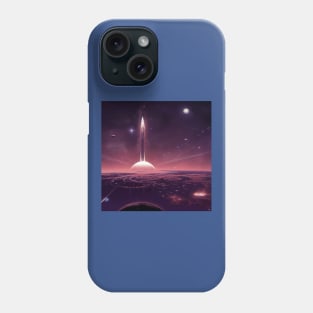 Interplanetary Spaceport Phone Case