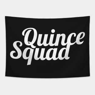 Classy Quince Squad Tapestry