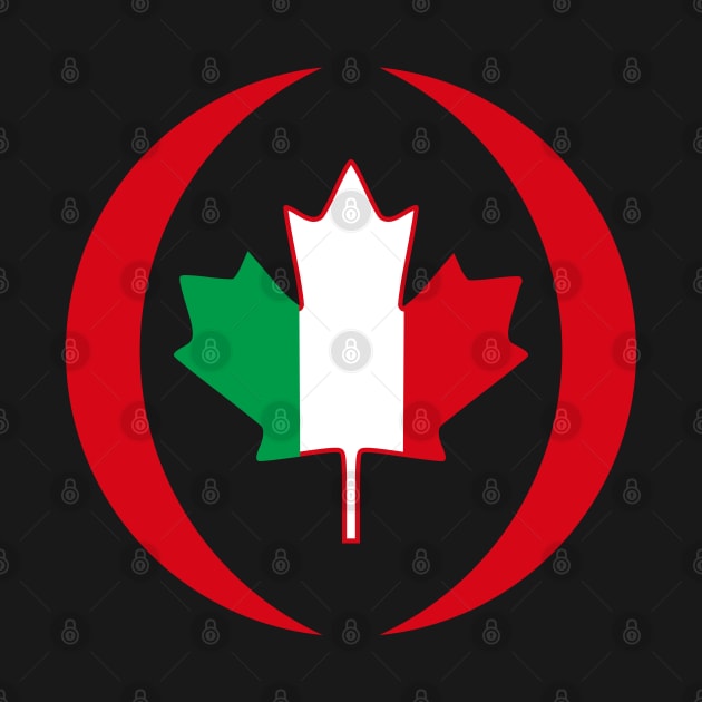 Italian Canadian Multinational Patriot Flag Series by Village Values