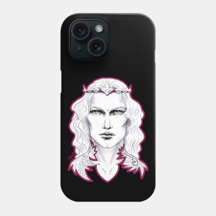 Fairy King in Red Rose & Black Phone Case