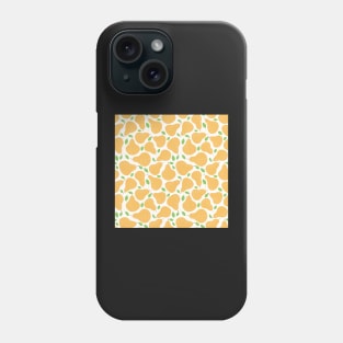 Yellow Pear Fruit Pattern Phone Case