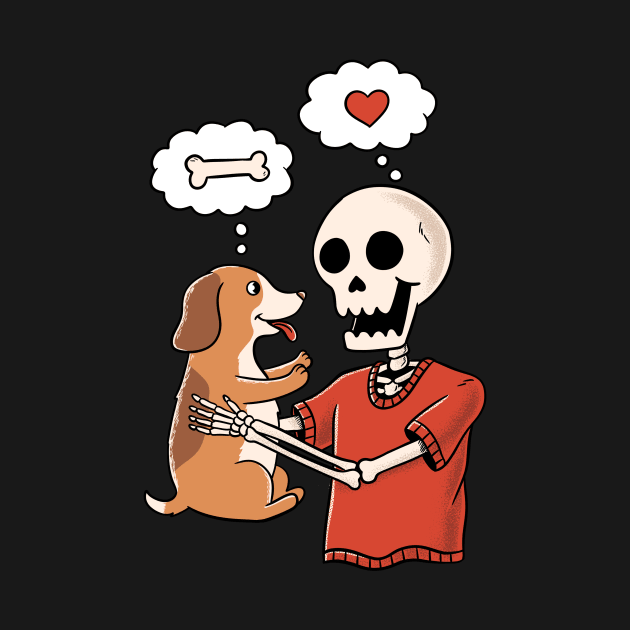 Skull and dog by coffeeman