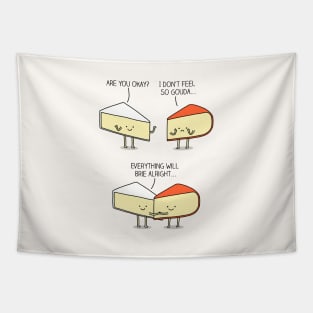 Cheesy conversations Tapestry