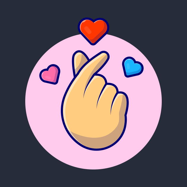 Hand Sign Love Cartoon Vector Icon Illustration (2) by Catalyst Labs