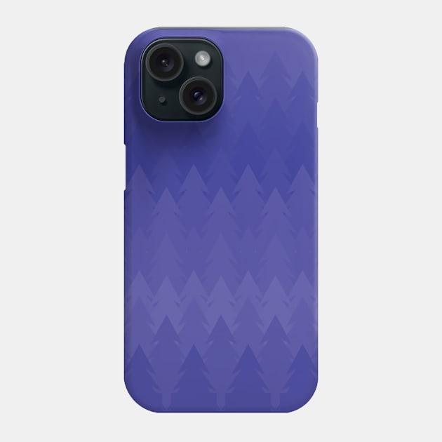 Colorful pines pattern Phone Case by burropatterns