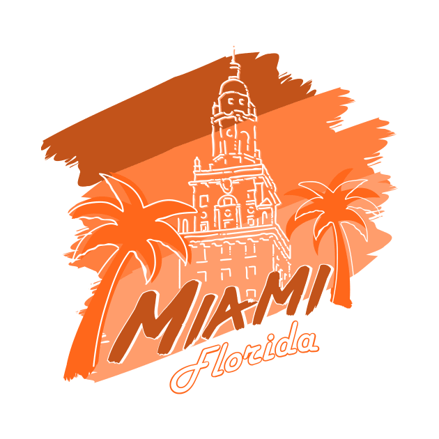 Miami Freedom Tower by SM Shirts