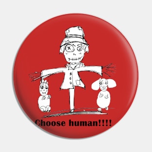 human scarecrow Pin