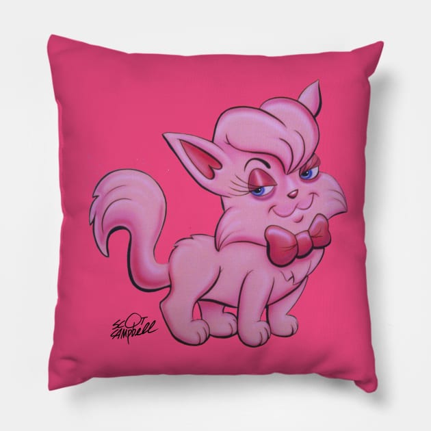 Pretty in Pink Pillow by SCOT CAMPBELL DESIGNS