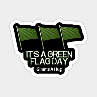 Green Flag Magnet