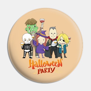 Halloween party Pin