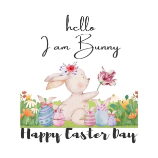 Hello, I am Bunny, Happy Easter Day T-Shirt