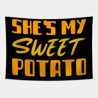 She's my sweet potato Tapestry