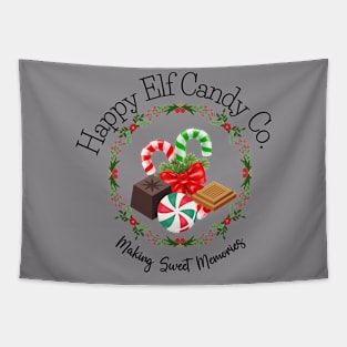 Happy Elf Candy Company Tapestry