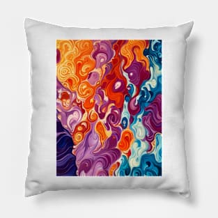 Ripple Pour Texture Pillow