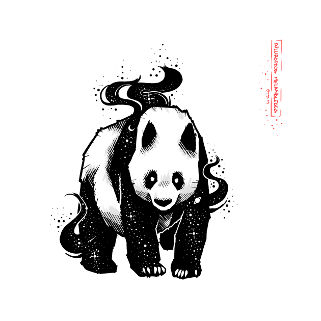 Galaxy Panda by atobrett