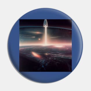 Interplanetary Spaceport Pin