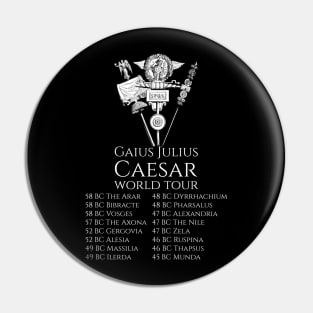 History Of Ancient Rome - Gaius Julius Caesar World Tour Pin