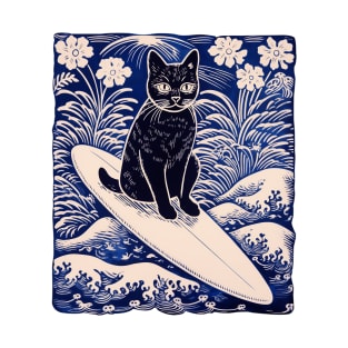 Midnight Surf Kitty T-Shirt