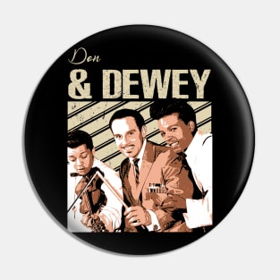 Golden Era Rhythm & Blues Dewey Nostalgic Musical Essentials Pin