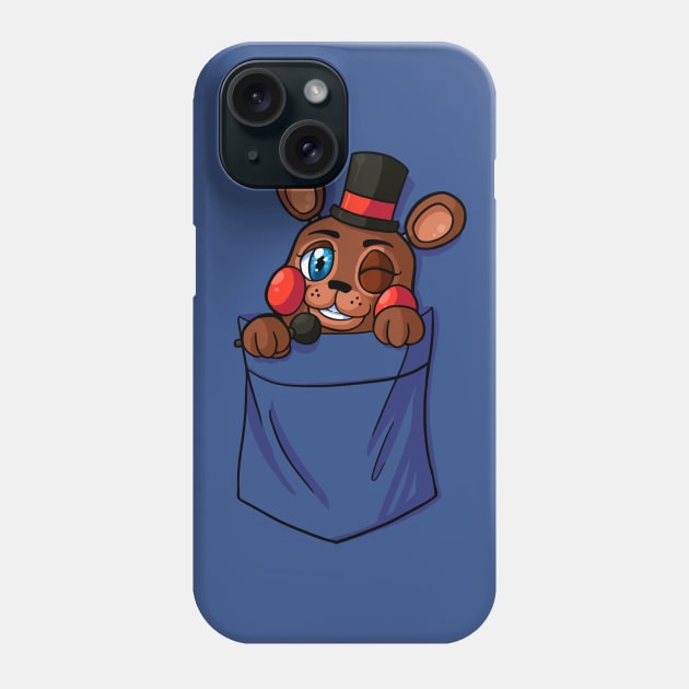 Toy Freddy in my Pocket -ORIGINAL- Phone Case by TerraTerraCotta