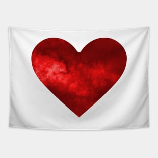 Red Electric Love Heart Tapestry