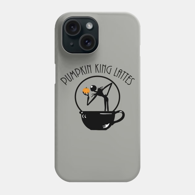 Pumpkin King Lattes Phone Case by Coffee And