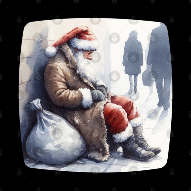 Homeless Santa by Merlyn Morris