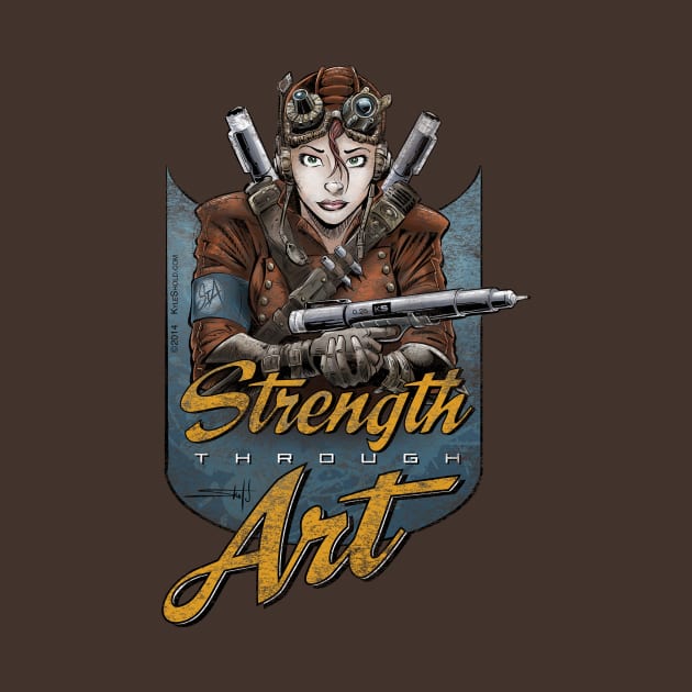 Strength Through Art - Steampunk by FWBCreative