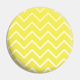 Lemon Yellow Zig Zag Pin