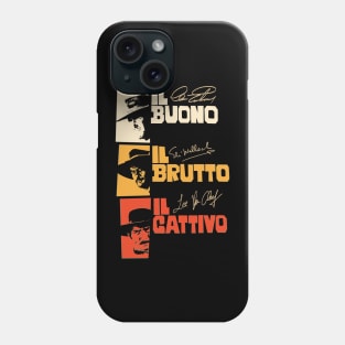 Sergio Leone - The Good, the Bad, and the Ugly Tribute Phone Case