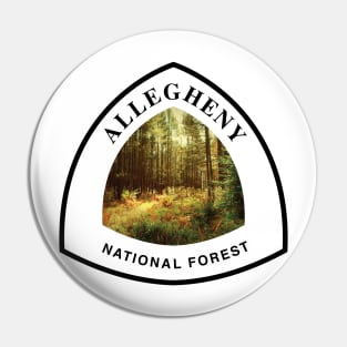 Allegheny National Forest trail marker Pin