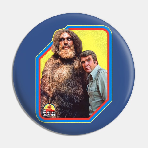 Steve and Andre the Sasquatch Pin by darklordpug