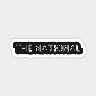 The National Band Logo Lettering Magnet