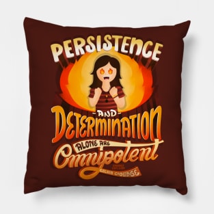 Persistence Determination Omnipotent Calvin Coolidge Patient Pillow