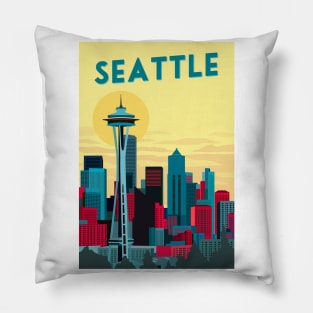 Seattle, Washington USA Pillow