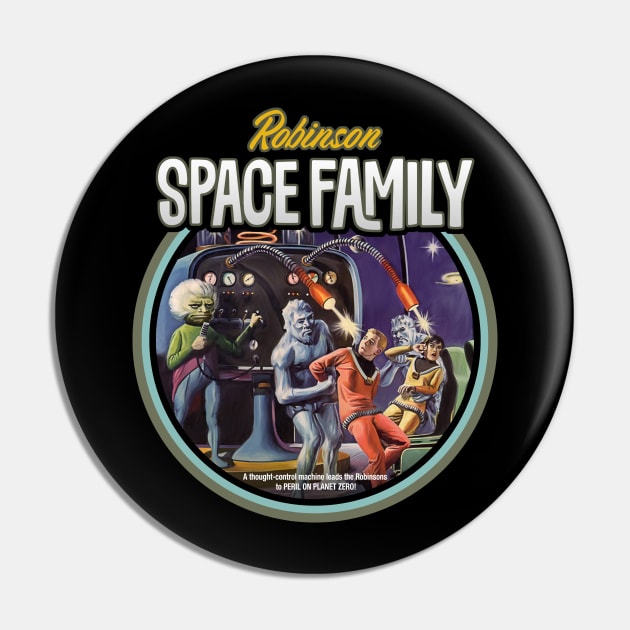 1960s Space Family Pin by Trazzo