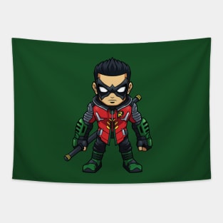 Chibi Rob Superhero Tapestry