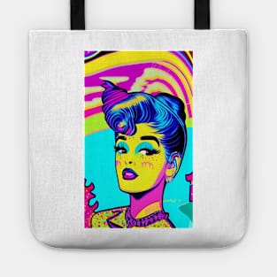 Pop Art Popculture Sexy Woman Tote