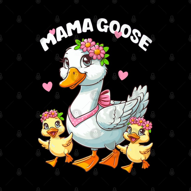 Moma goose with kids by Dreamsbabe