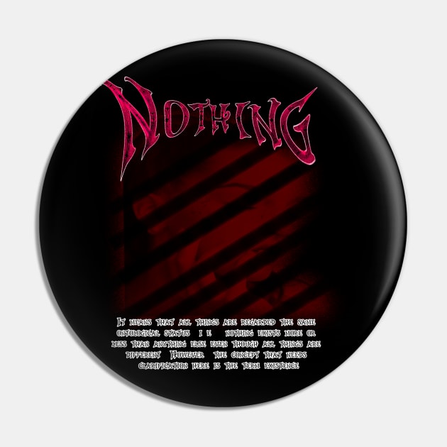 Streetwear Nothing Pin by Oosthaven.clo