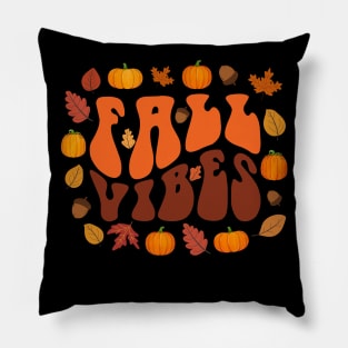 Fall Vibes Leaf Pillow