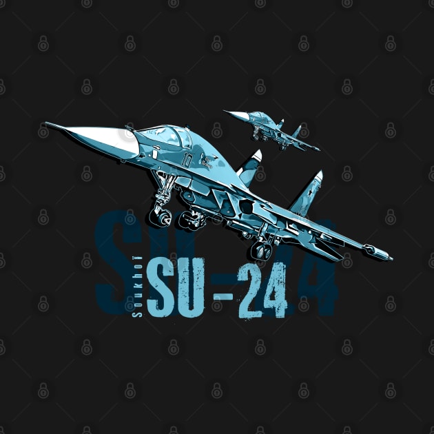 Soukhoî SU-24 Fighter Jet by aeroloversclothing