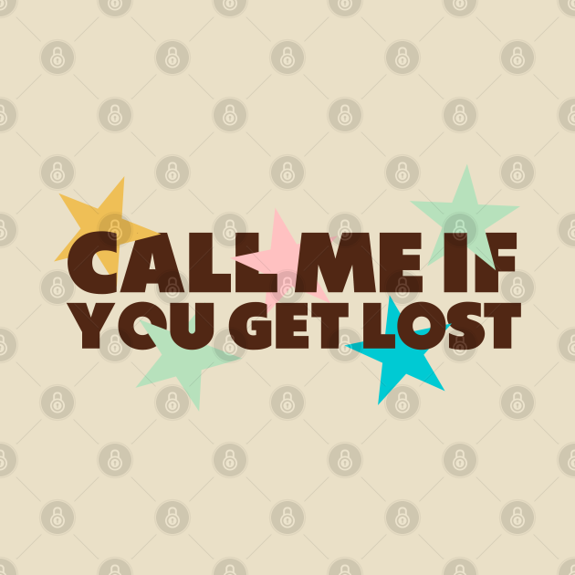 call me if you get lost cassette