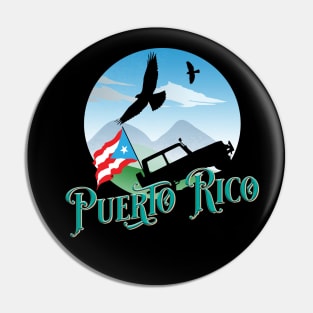 Puerto Rico Adventure Pin